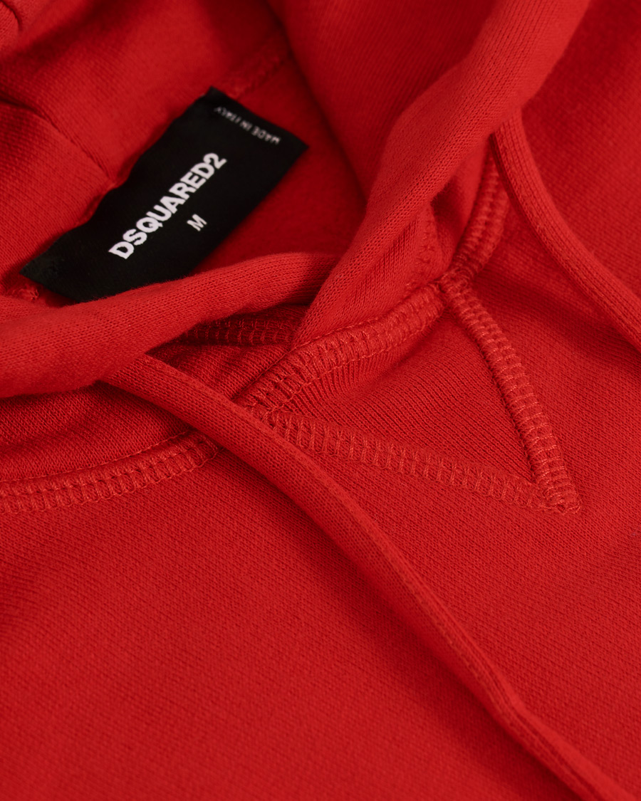 Homme | Pulls Et Tricots | Dsquared2 | Cool Fit Icon Logo Hoodie Red