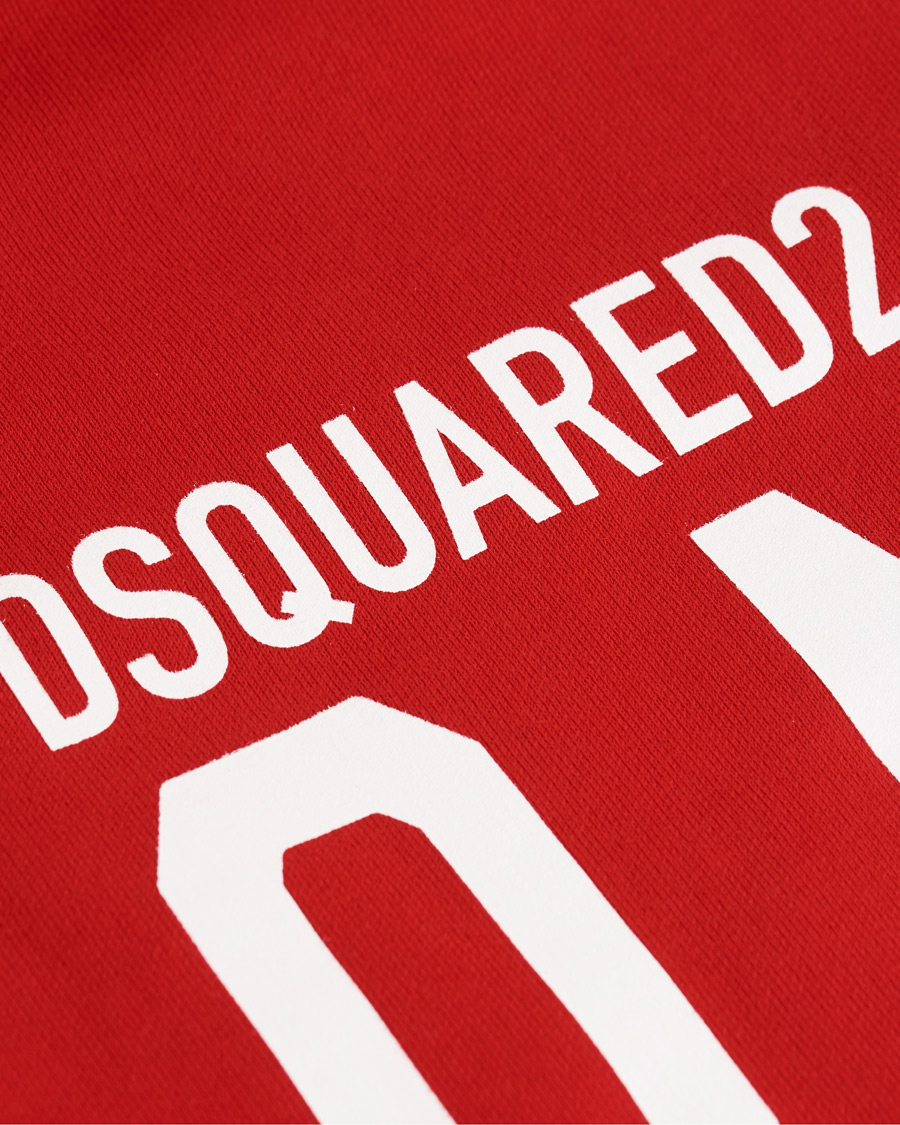 Homme | Pulls Et Tricots | Dsquared2 | Cool Fit Icon Logo Hoodie Red