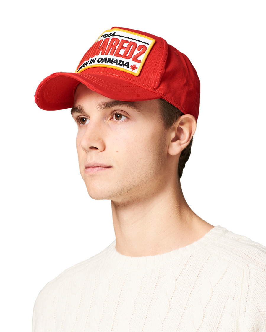 Homme | Dsquared2 Logo Cap Red | Dsquared2 | Logo Cap Red