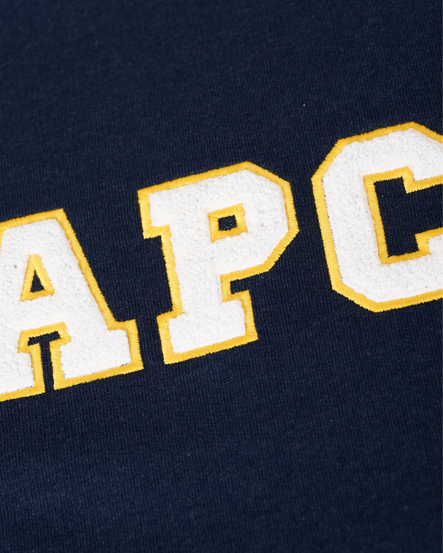 Heren | Truien | A.P.C. | Malcolm College Sweatshirt Navy