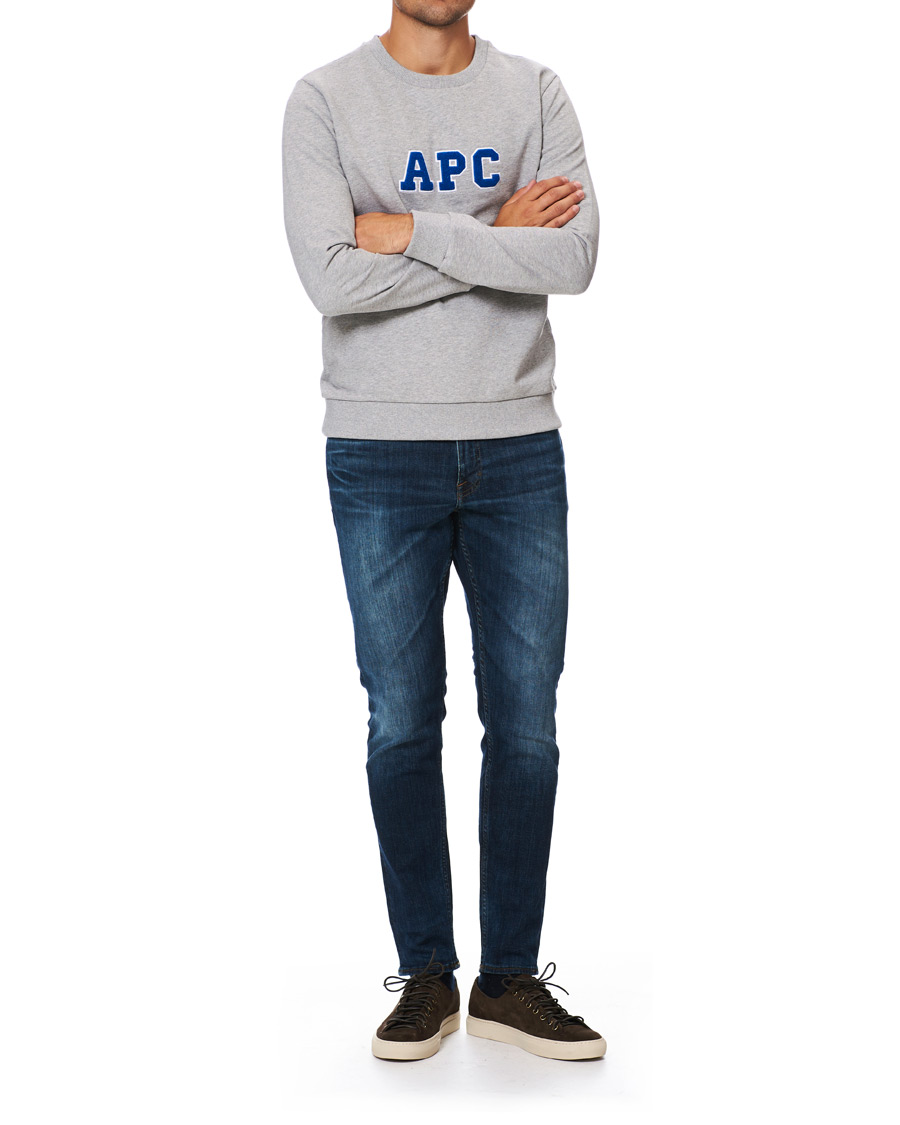 Homme | Pulls Et Tricots | A.P.C. | Malcolm College Sweatshirt Light Grey