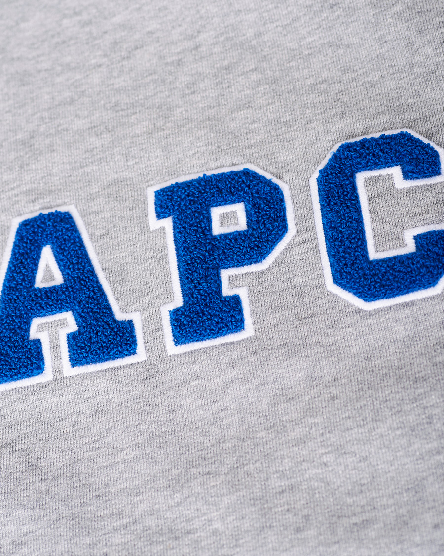 Homme | Pulls Et Tricots | A.P.C. | Malcolm College Sweatshirt Light Grey