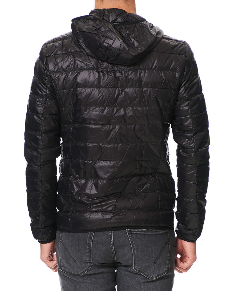 Homme | Manteaux Et Vestes | EA7 | Train Core Light Down Hoodie Jacket Black/Gold
