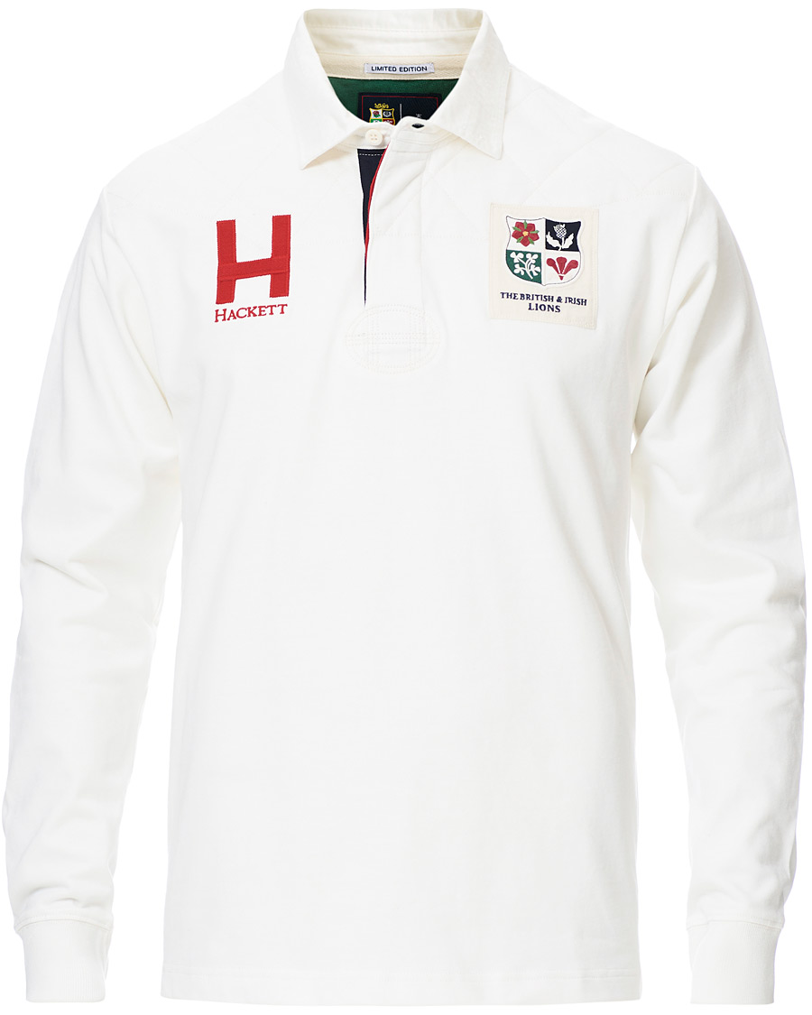 Homme | Pulls Et Tricots | Hackett | Lions Long Sleeve Rugby Off White