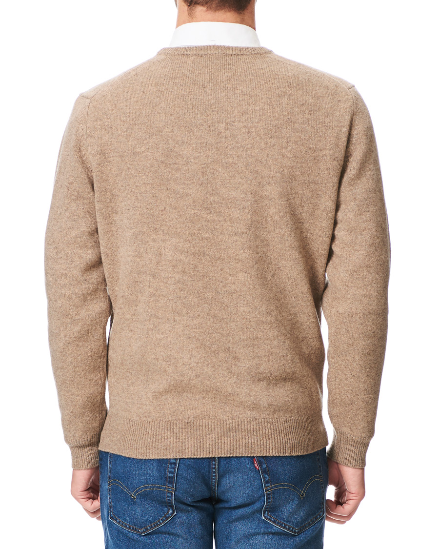 Homme | Pulls Et Tricots | Hackett | Lambswool Crew Neck Mushroom