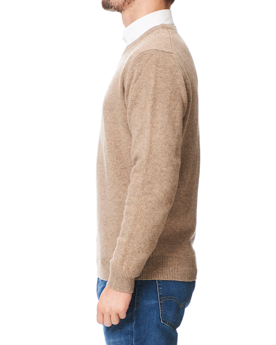 Homme | Pulls Et Tricots | Hackett | Lambswool Crew Neck Mushroom