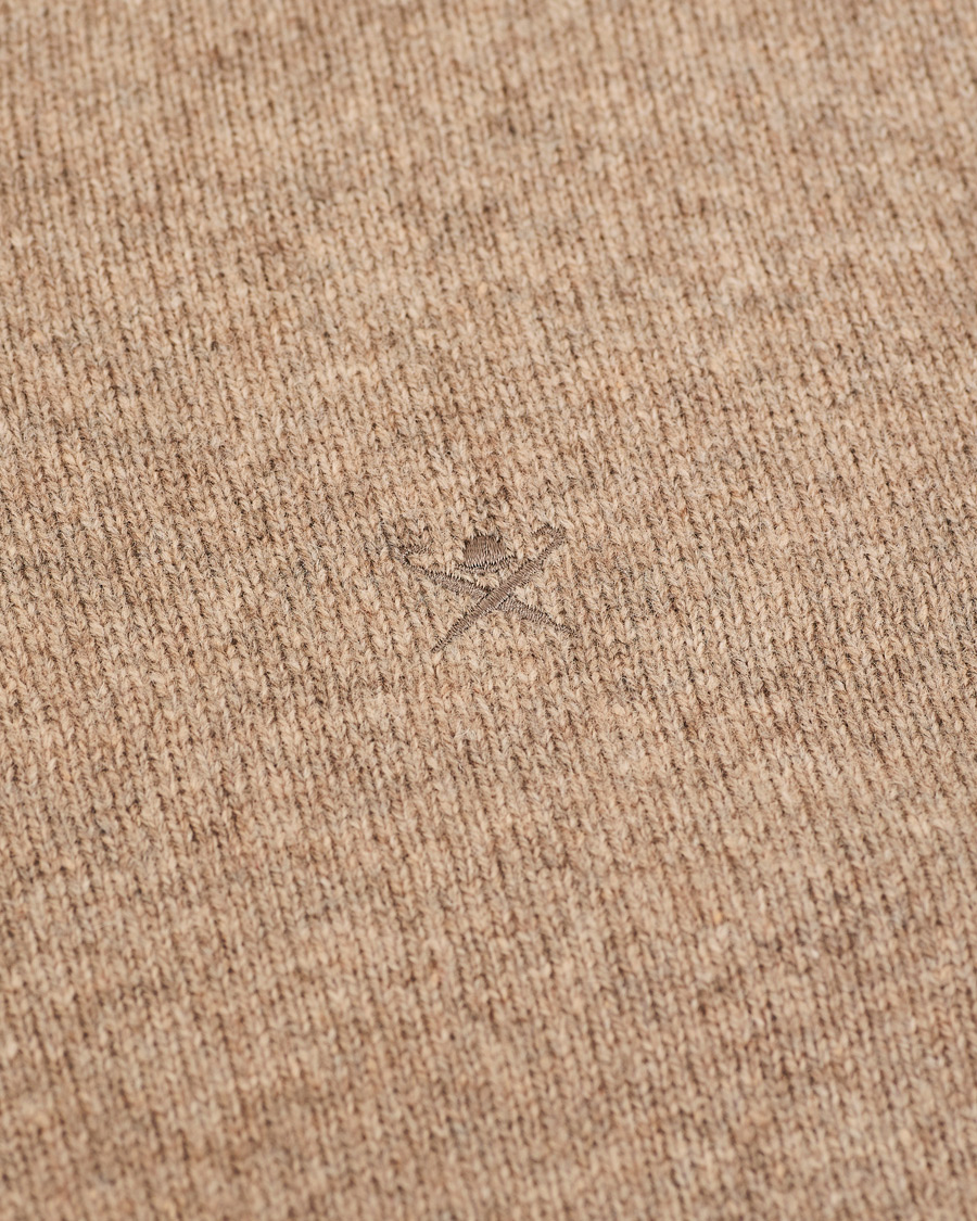 Homme | Pulls Et Tricots | Hackett | Lambswool Crew Neck Mushroom