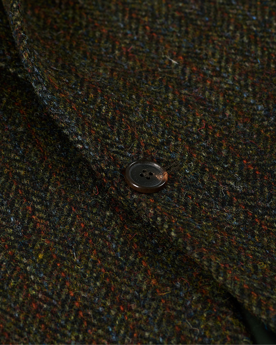 Heren | Blazers | Walker Slater | Edward Harris Tweed Herringbone Blazer Green