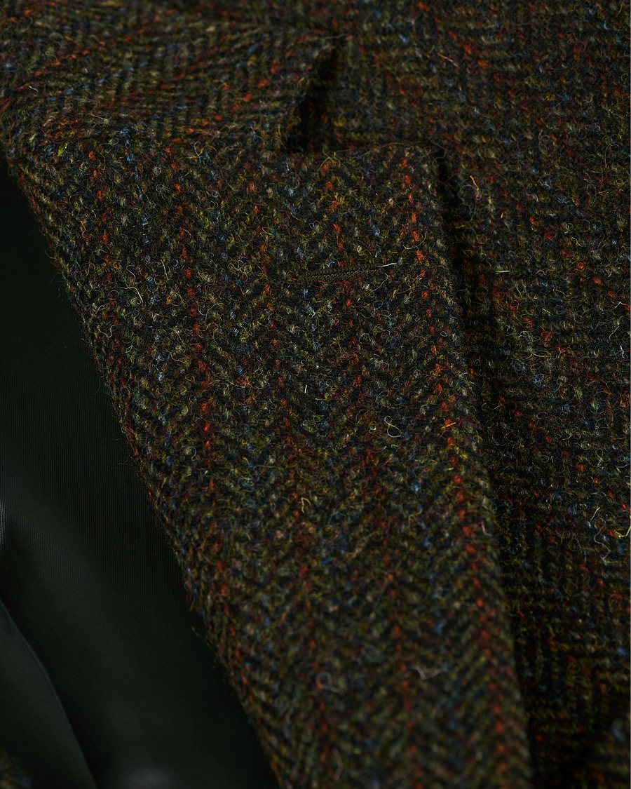 Heren | Blazers | Walker Slater | Edward Harris Tweed Herringbone Blazer Green