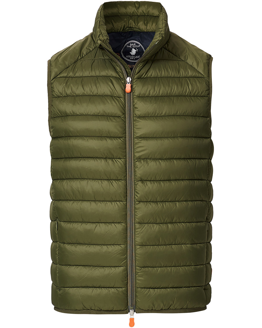 Homme | Manteaux Et Vestes | Save The Duck | Lightweight Padded Vest Dusty Olive