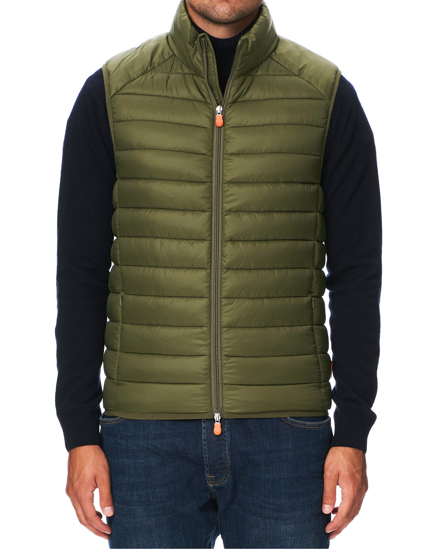 Homme | Manteaux Et Vestes | Save The Duck | Lightweight Padded Vest Dusty Olive