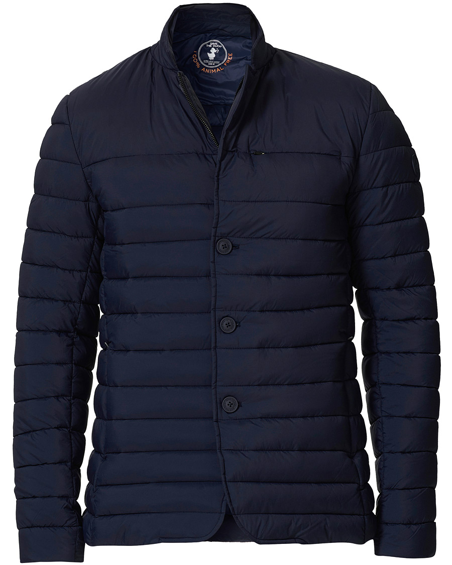 Homme | Manteaux Et Vestes | Save The Duck | Japanese Matt Padded Blazer Blue Black