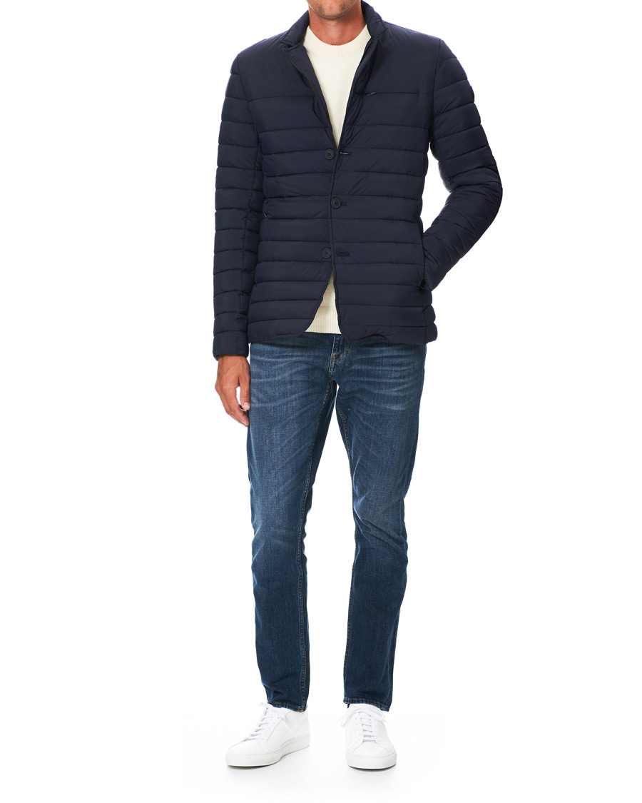 Homme | Manteaux Et Vestes | Save The Duck | Japanese Matt Padded Blazer Blue Black