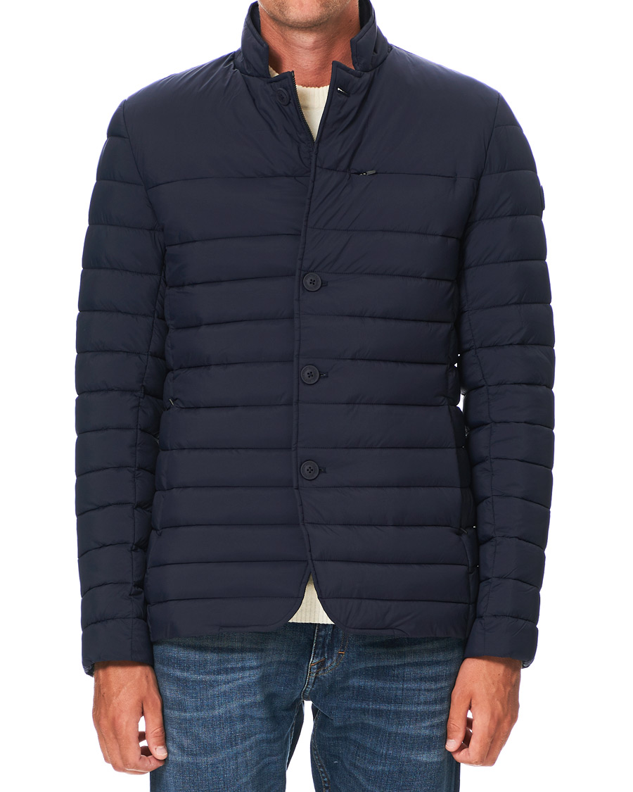 Homme | Manteaux Et Vestes | Save The Duck | Japanese Matt Padded Blazer Blue Black