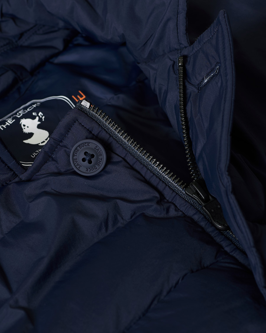 Homme | Manteaux Et Vestes | Save The Duck | Japanese Matt Padded Blazer Blue Black