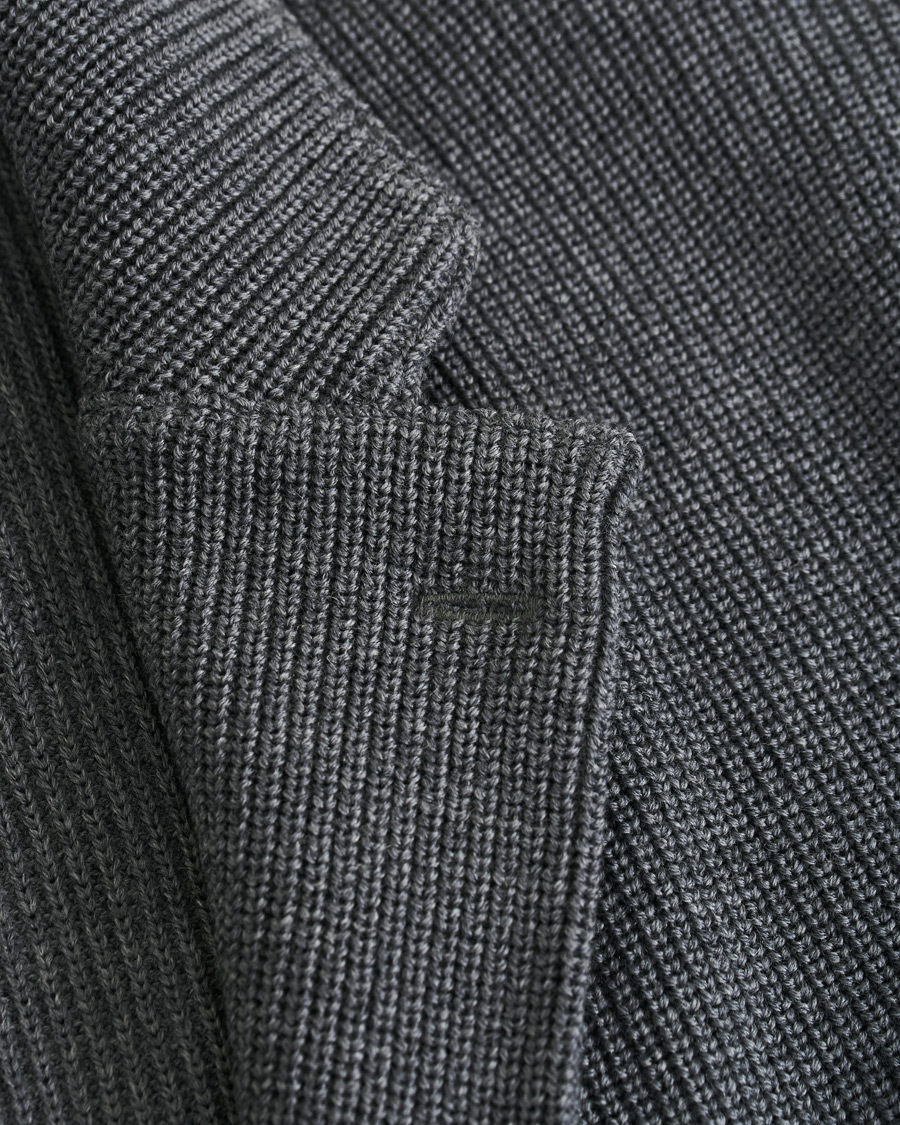 Heren | Blazers | Lardini | Knitted Wool Blazer Grey