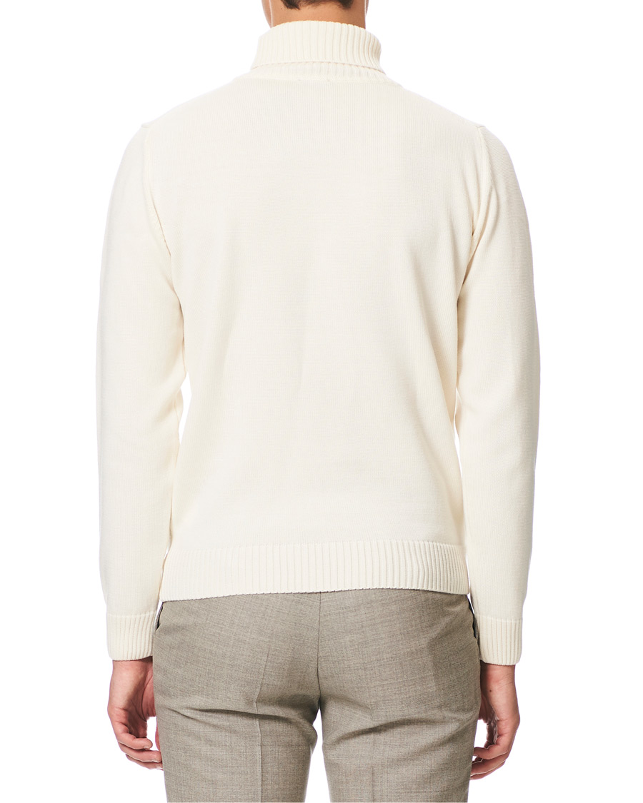 Homme | Pulls Et Tricots | Stenströms | Heavy Knitted Merino Rollneck Cream