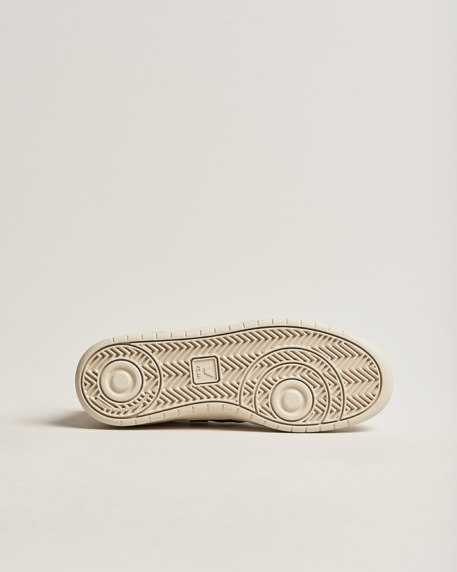 Homme | Veja V-10 Leather Sneaker White Nautico/Pekin | Veja | V-10 Leather Sneaker White Nautico/Pekin