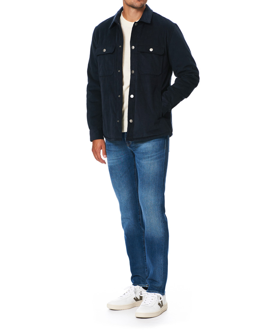 Homme | Veja V-10 Leather Sneaker Extra White/Kaki Indigo | Veja | V-10 Leather Sneaker Extra White/Kaki Indigo