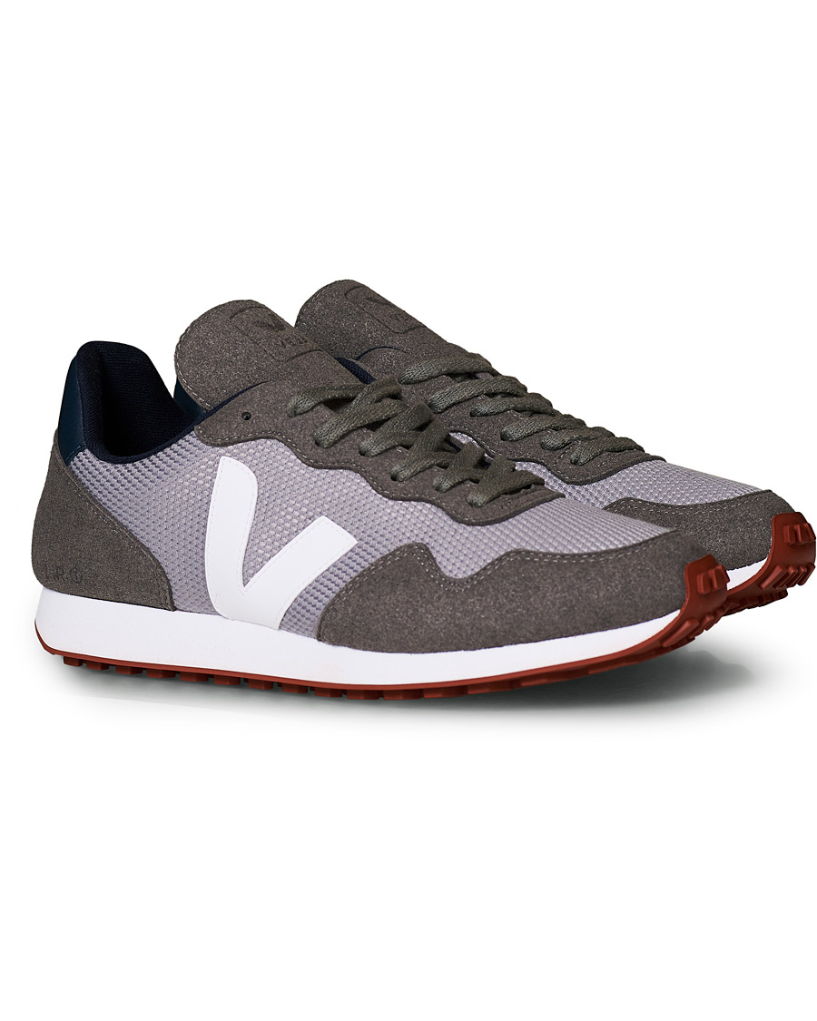 Homme | Veja SDU Vegan Running Sneaker Silver White Nautico | Veja | SDU Vegan Running Sneaker Silver White Nautico