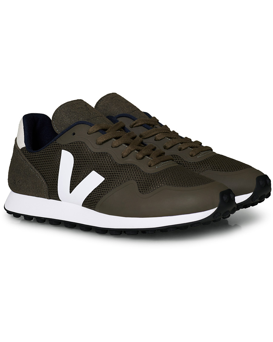 Homme | Veja SDU Vegan Running Sneaker Olive White Natural | Veja | SDU Vegan Running Sneaker Olive White Natural