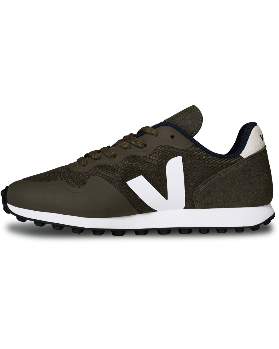 Homme | Veja SDU Vegan Running Sneaker Olive White Natural | Veja | SDU Vegan Running Sneaker Olive White Natural