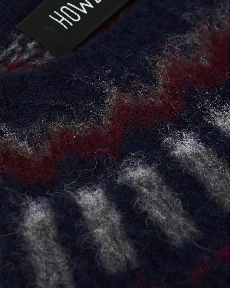 Homme | Pulls Et Tricots | Howlin' | Brushed Wool Fair Isle Crew Sweater Navy