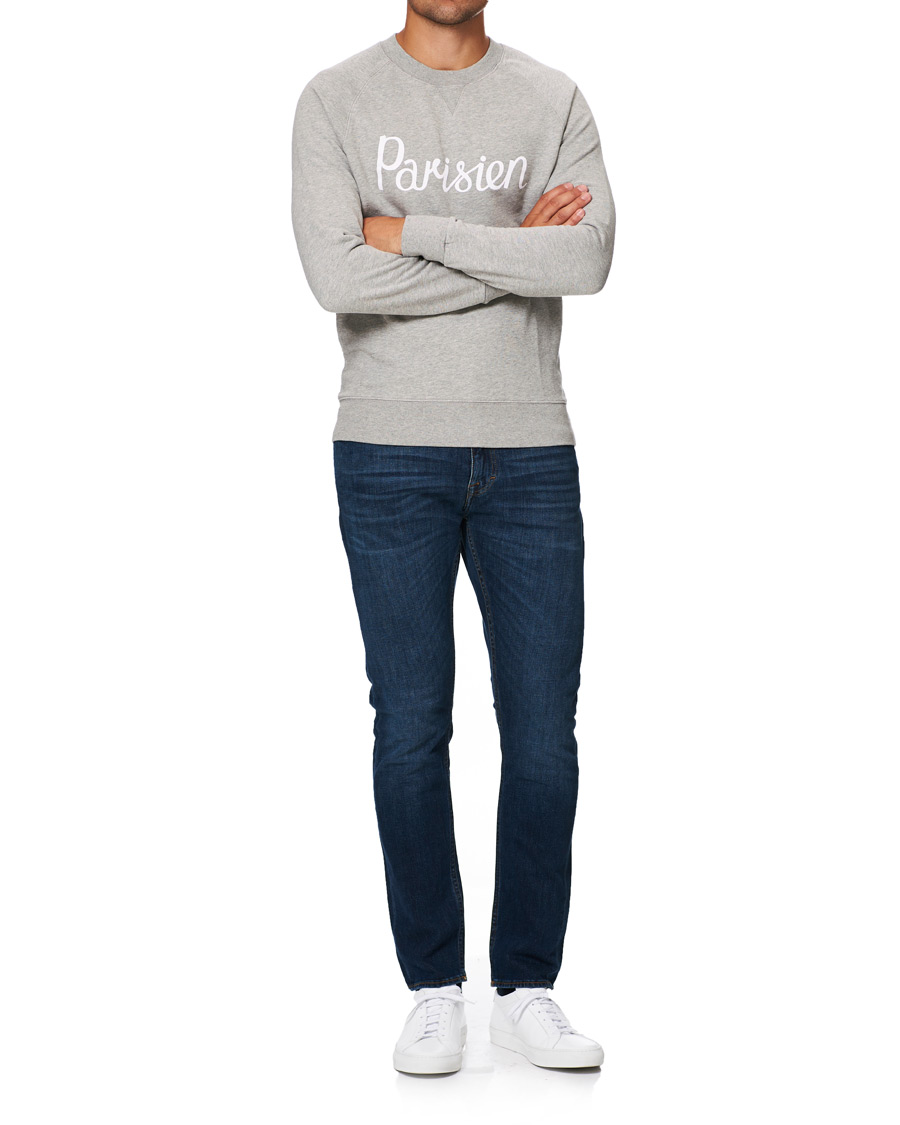 Homme | Pulls Et Tricots | Maison Kitsuné | Parisien Sweatshirt Grey Melange