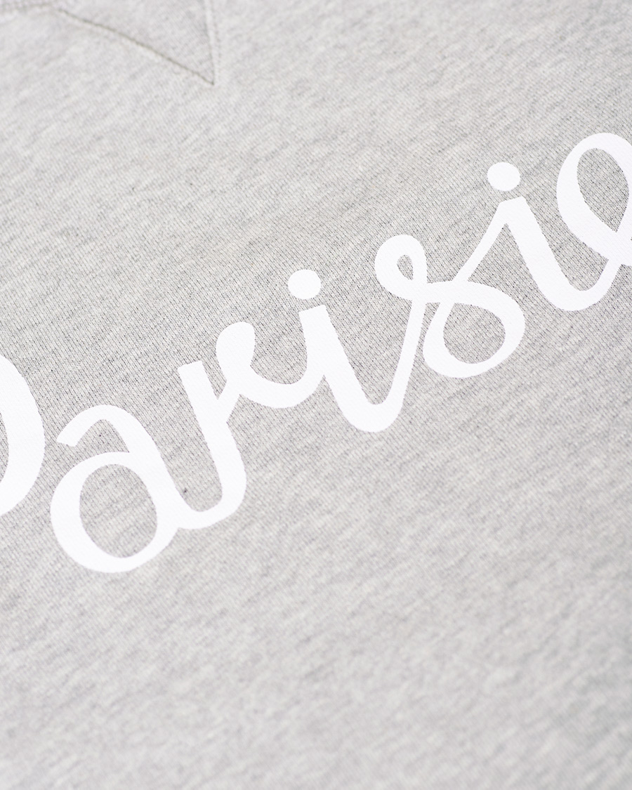 Homme | Pulls Et Tricots | Maison Kitsuné | Parisien Sweatshirt Grey Melange