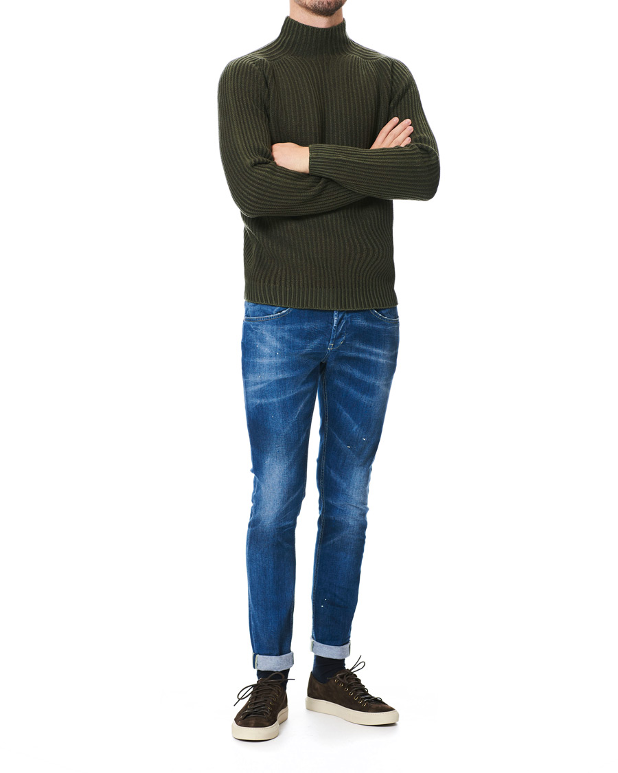 Heren | Jeans | Dondup | George Color Splash Jeans Blue