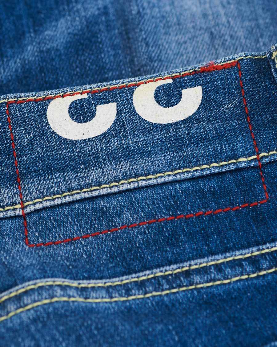 Heren | Jeans | Dondup | George Color Splash Jeans Blue