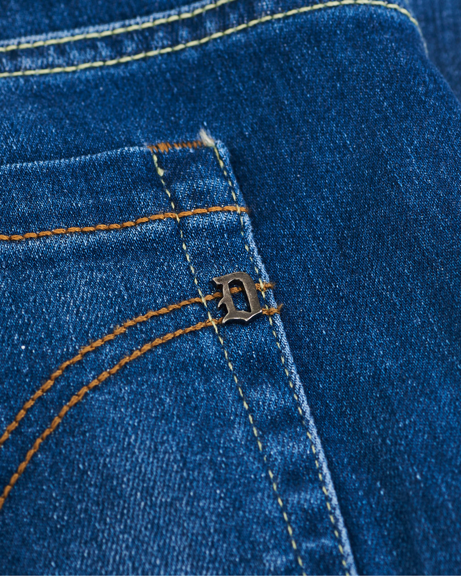 Heren | Jeans | Dondup | George Color Splash Jeans Blue