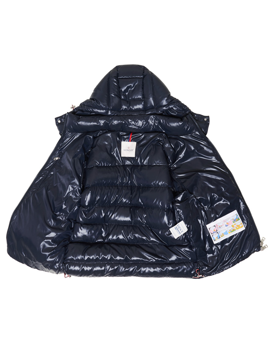 Homme | Manteaux Et Vestes | Moncler | Mounier Hooded Down Jacket Navy