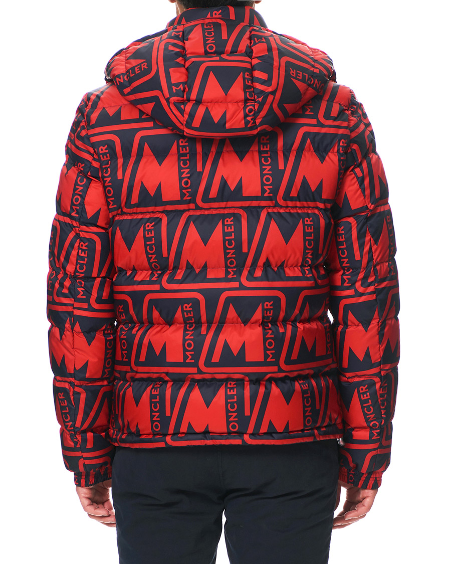 Heren | Jassen | Moncler | Frioland Hooded Down Jacket Red/Multi