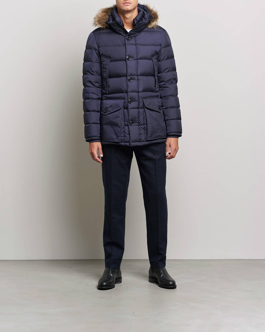 Homme | Manteaux Et Vestes | Moncler | Cluny Down Parka Navy