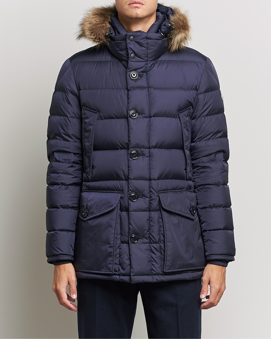 Homme | Manteaux Et Vestes | Moncler | Cluny Down Parka Navy