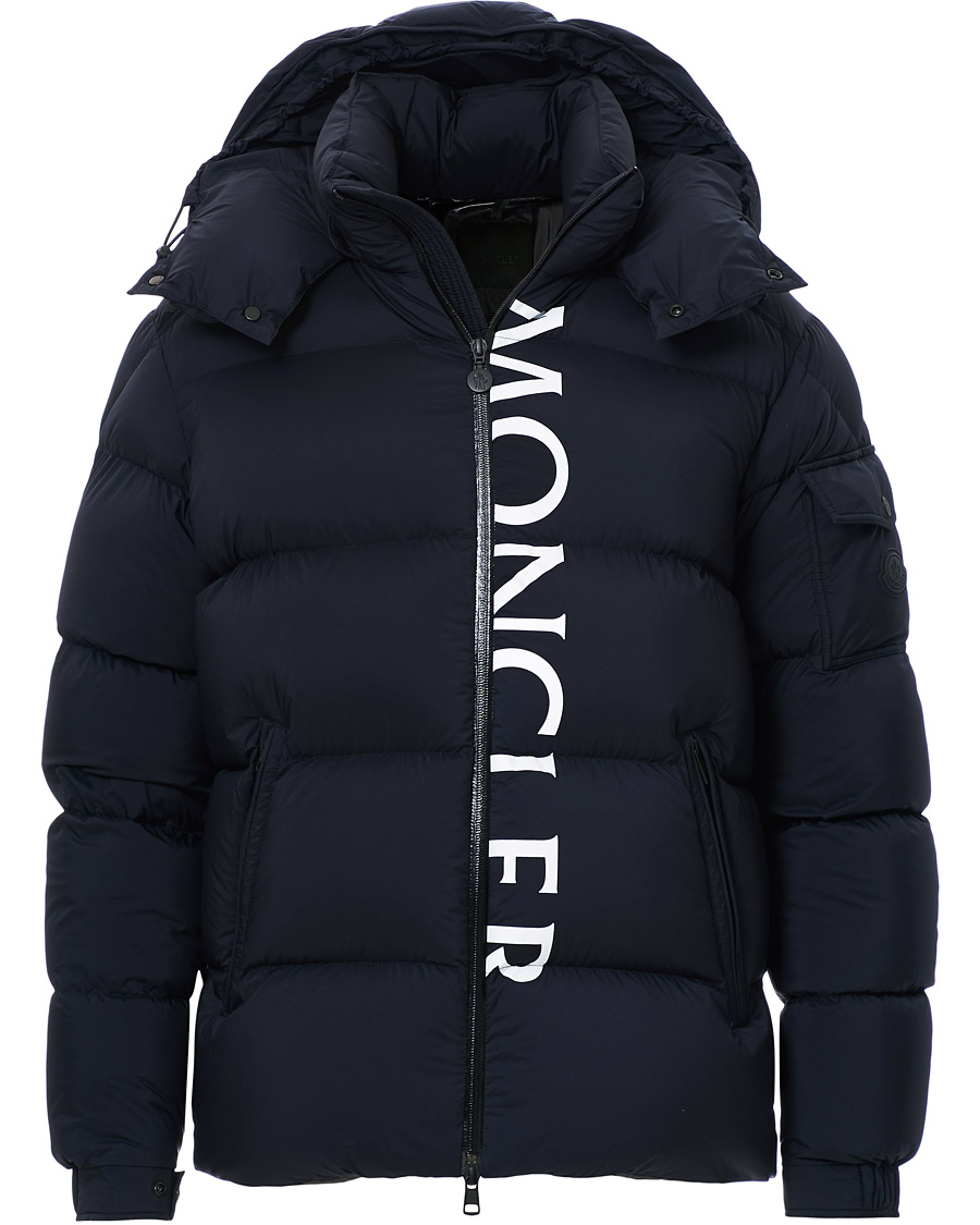 Heren | Jassen | Moncler | Maures Logo Down Jacket Navy