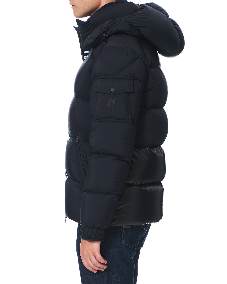 Heren | Jassen | Moncler | Maures Logo Down Jacket Navy