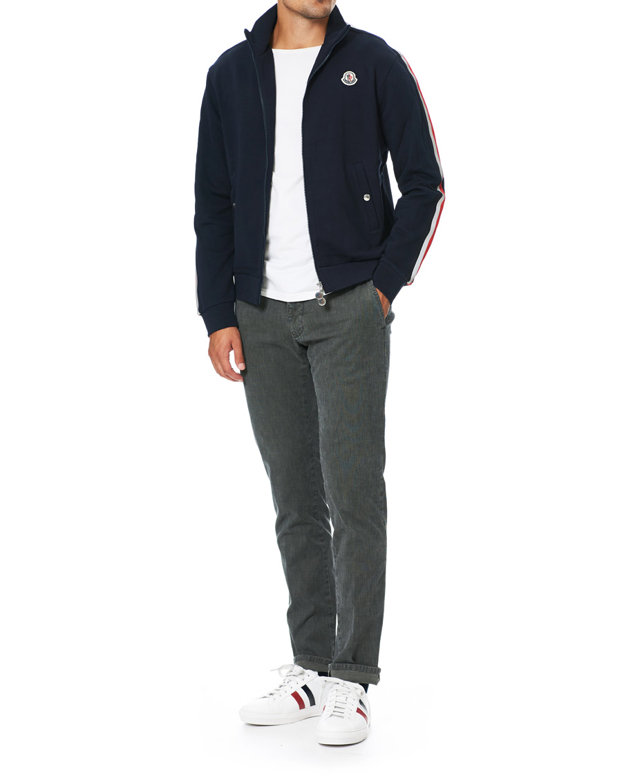 Homme | Pulls Et Tricots | Moncler | Full Zip Sweater Navy