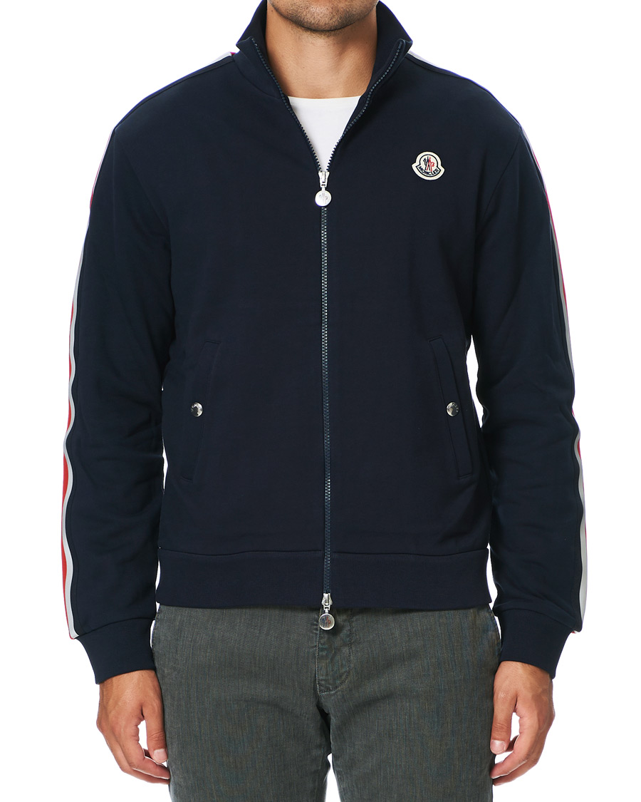 Homme | Pulls Et Tricots | Moncler | Full Zip Sweater Navy