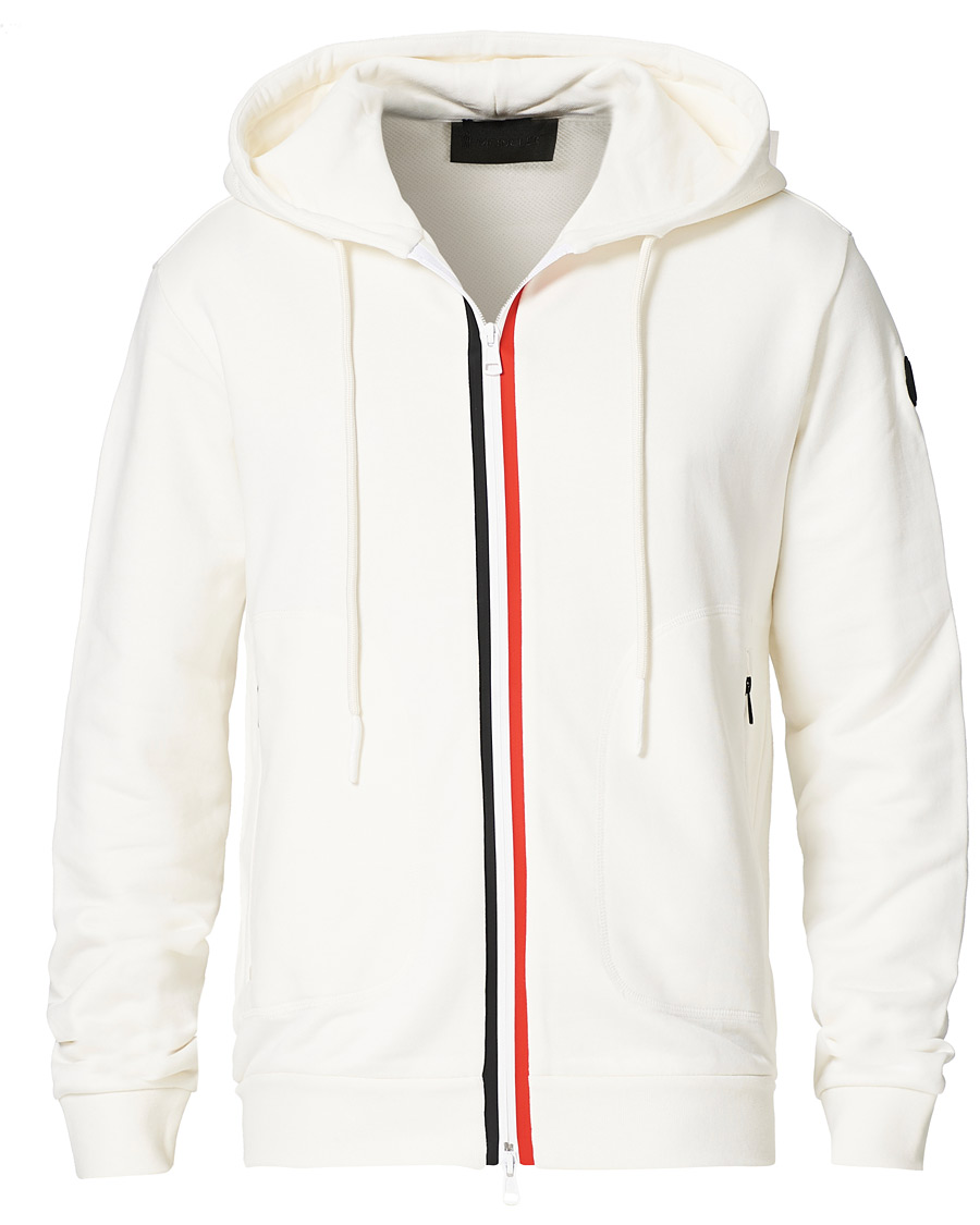 Homme | Pulls Et Tricots | Moncler | Stripe Sweat Hoodie White