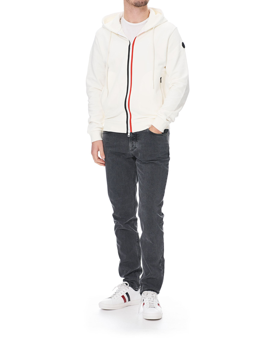 Homme | Pulls Et Tricots | Moncler | Stripe Sweat Hoodie White