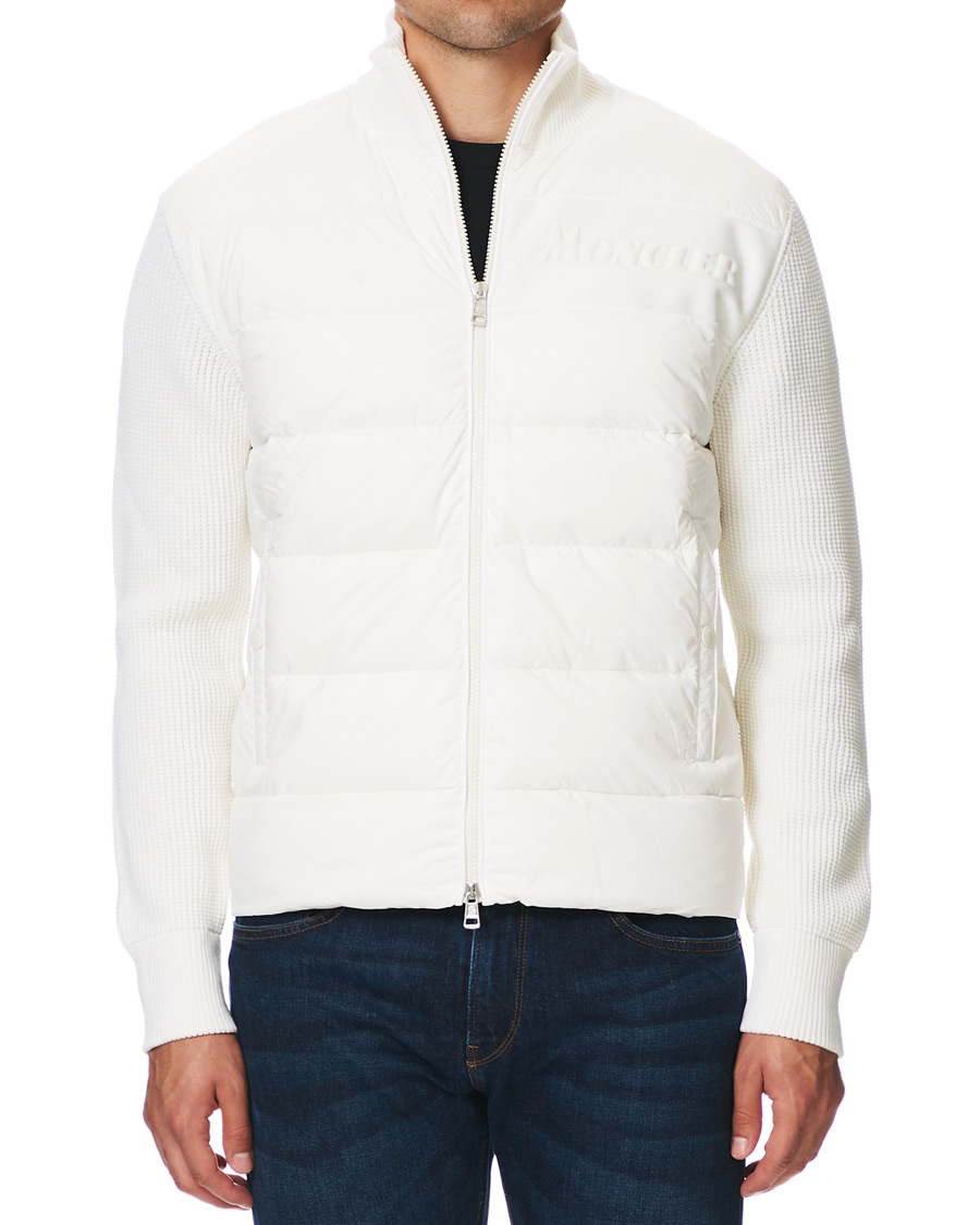Homme | Pulls Et Tricots | Moncler | Hybrid Full Zip White