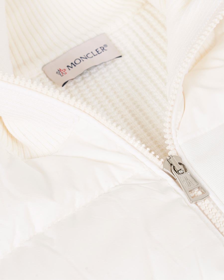Homme | Pulls Et Tricots | Moncler | Hybrid Full Zip White