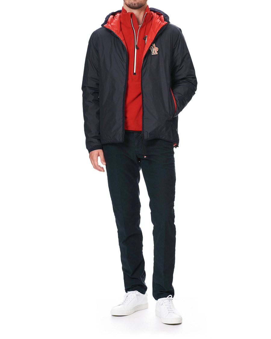 Homme | Manteaux Et Vestes | Moncler Grenoble | Chambave Reversible Ripstop/Down Jacket Navy/Red