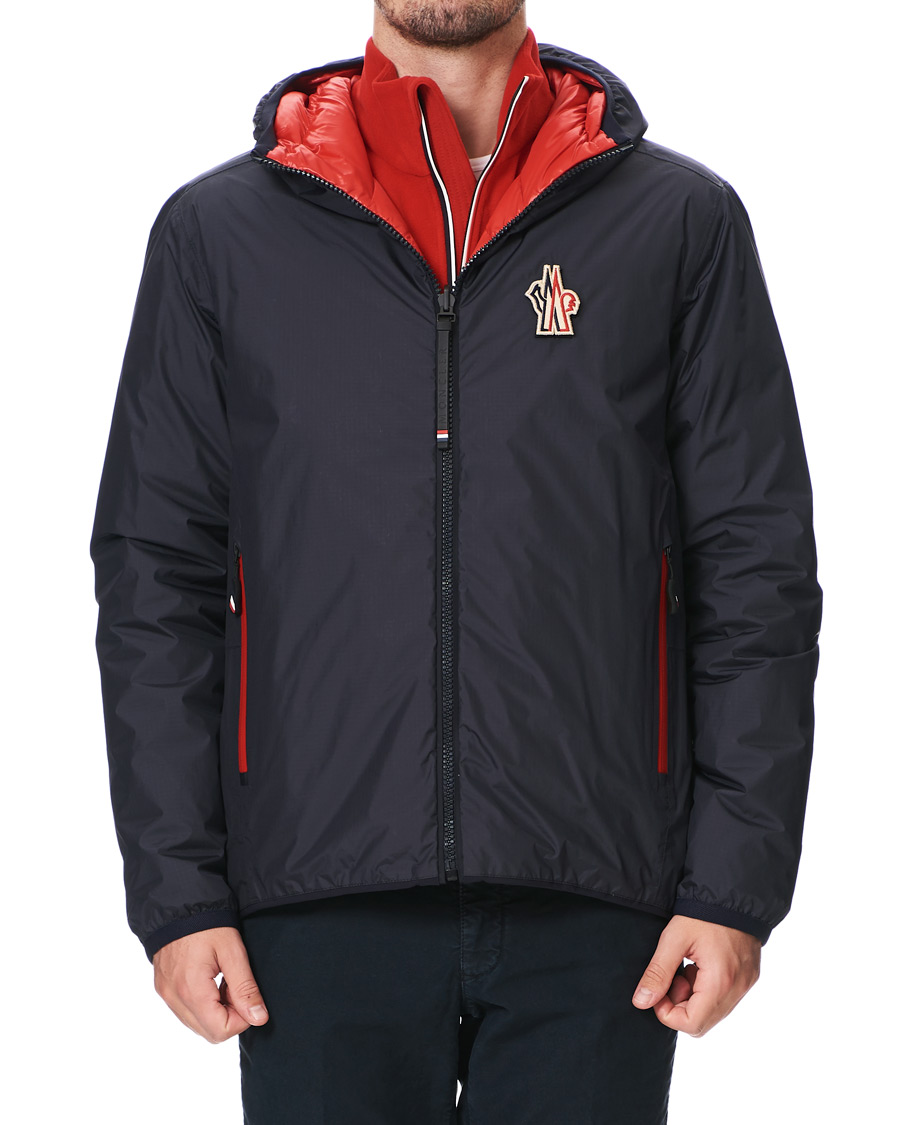 Homme | Manteaux Et Vestes | Moncler Grenoble | Chambave Reversible Ripstop/Down Jacket Navy/Red