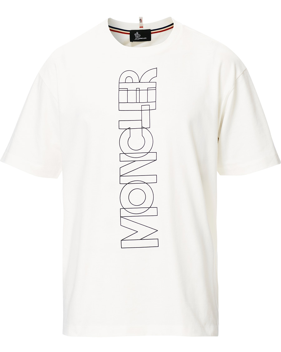 Homme | T-shirts | Moncler Grenoble | Vertical Logo Tee White