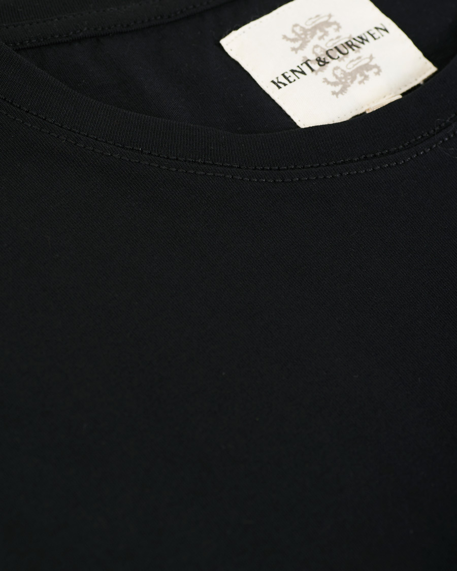 Homme | T-shirts | Kent & Curwen | Rose Embroidered T-Shirt Black