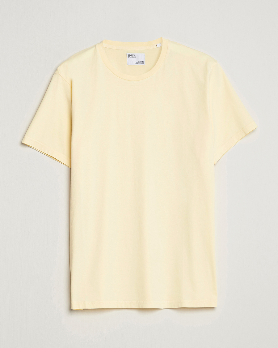 Heren | T-shirts | Colorful Standard | Classic Organic T-Shirt Soft Yellow