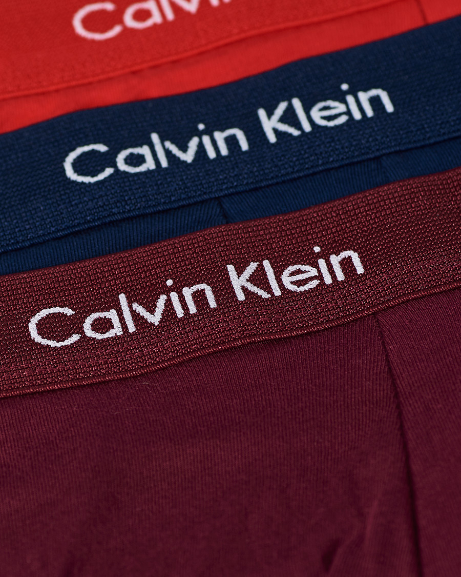 Homme | Sous-Vêtements Et Chaussettes | Calvin Klein | Cotton Stretch 3-Pack Boxer Breif Navy/Wine/Red
